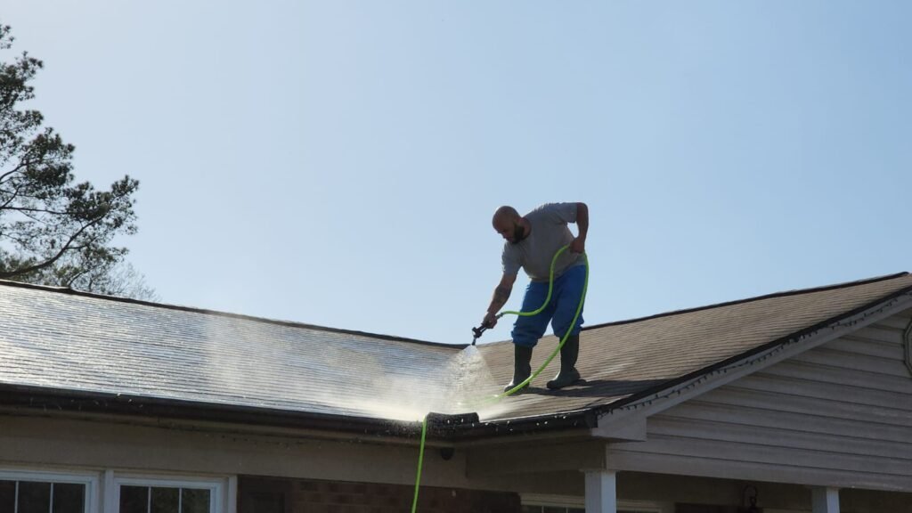 Trushine presure Washing Roof